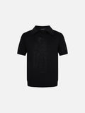DAXUEN Short-sleeved knitted polo shirt