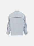 DAXUEN Relaxed-fit long-sleeved button-up shirt — model photo
