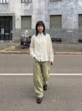 DAXUEN Relaxed-fit long-sleeved button-up shirt — model photo