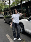 DAXUEN Relaxed fit short-sleeve graphic t-shirt — model photo