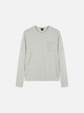DAXUEN Long sleeve crew neck t-shirt with patch pocket
