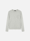 DAXUEN Long sleeve crew neck t-shirt with patch pocket