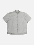DAXUEN Loose short-sleeve button-up shirt in solid colors