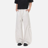 DAXUEN Light grey relaxed wide-leg pants