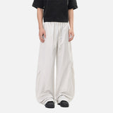 DAXUEN Light grey relaxed wide-leg pants