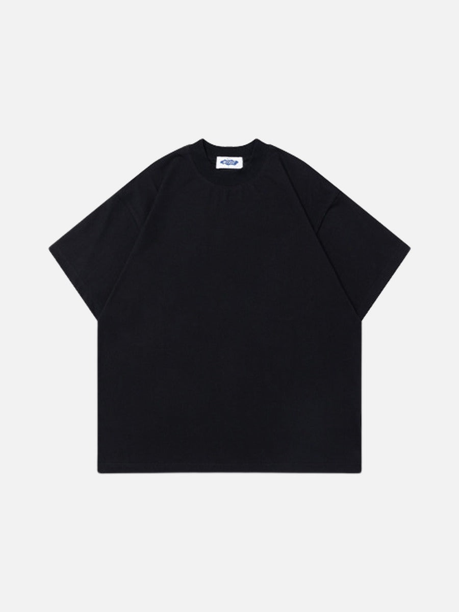 DAXUEN Plain oversized short-sleeved t-shirt in black and white