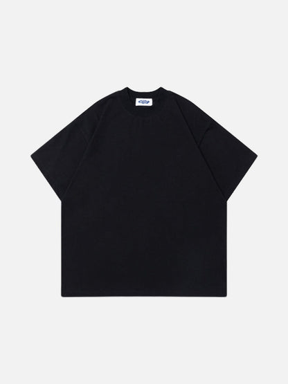 DAXUEN Plain oversized short-sleeved t-shirt in black and white
