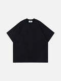 DAXUEN Plain oversized short-sleeved t-shirt in black and white