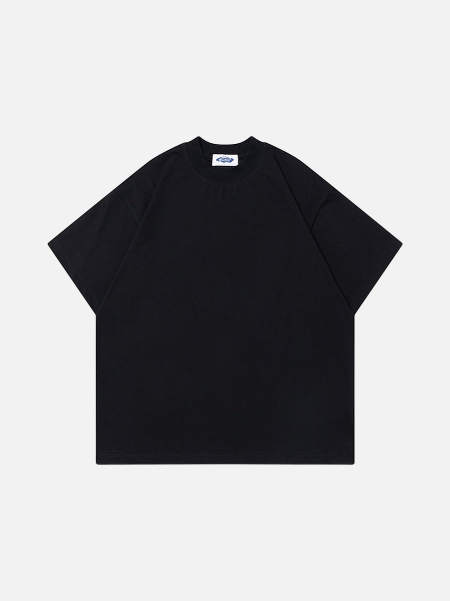 DAXUEN Plain oversized short-sleeved t-shirt in black and white