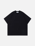 DAXUEN Plain oversized short-sleeved t-shirt in black and white