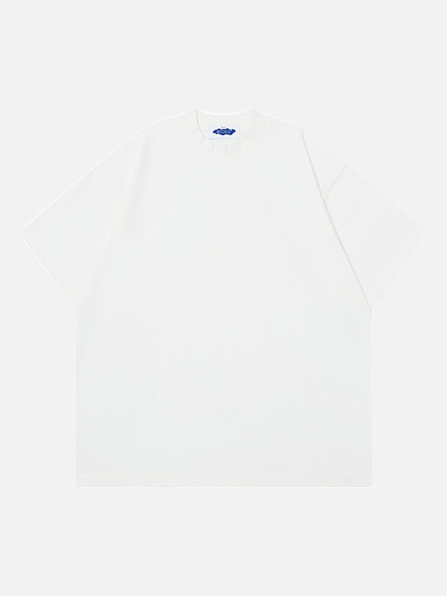 DAXUEN Plain oversized short-sleeved t-shirt in black and white
