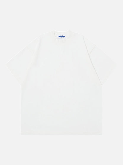 DAXUEN Plain oversized short-sleeved t-shirt in black and white