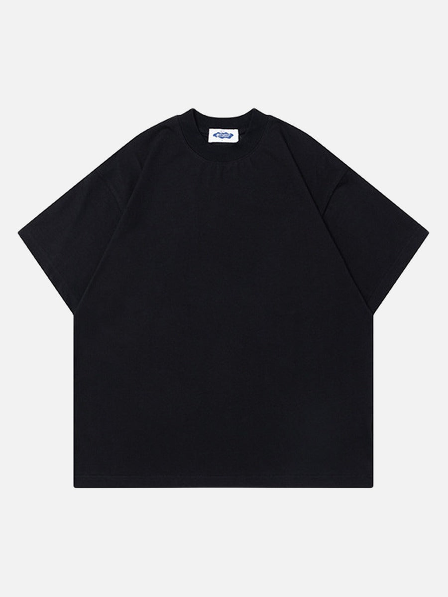 DAXUEN Plain oversized short-sleeved t-shirt in black and white