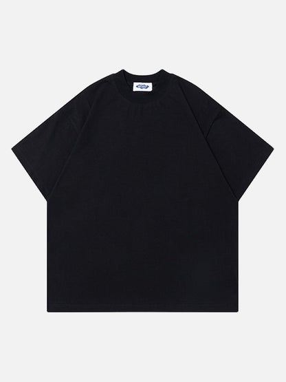 DAXUEN Plain oversized short-sleeved t-shirt in black and white
