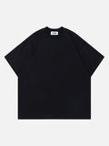 DAXUEN Plain oversized short-sleeved t-shirt in black and white