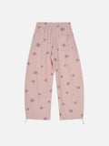 DAXUEN Wide-leg lounge pants with snowflake print