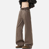 DAXUEN Loose-fitting wide leg pants in solid colors