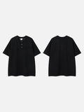 DAXUEN Relaxed-fit short-sleeved Henley t-shirt
