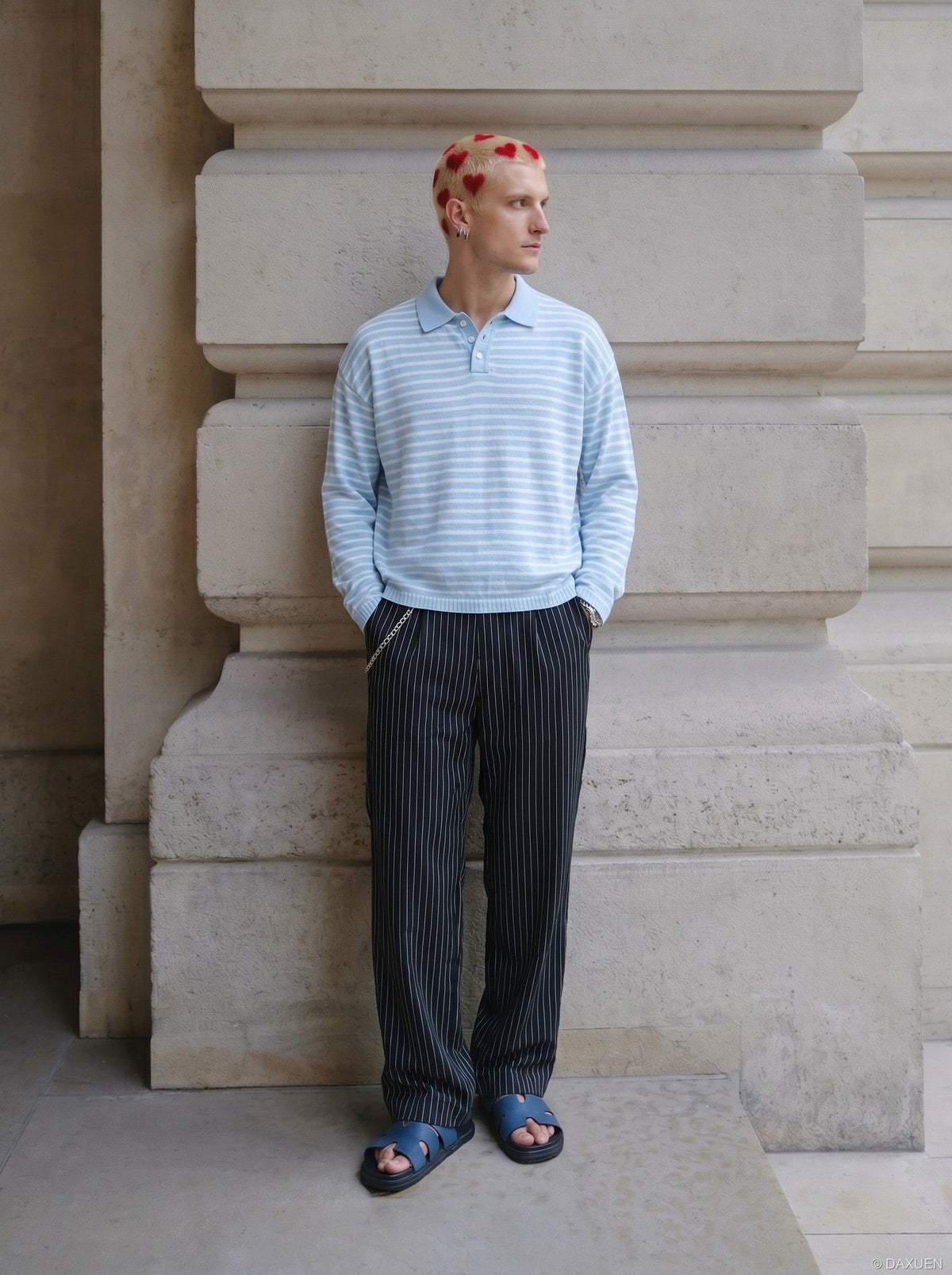Chill Vibes Knitted Polo Shirt