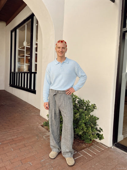 Chill Vibes Knitted Polo Shirt