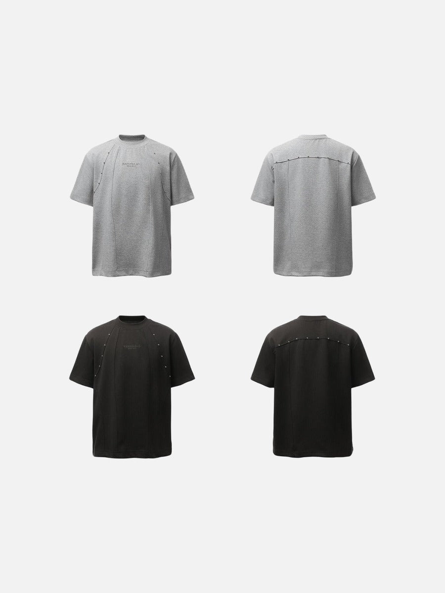 DAXUEN Relaxed-fit short-sleeved t-shirt with embroidery