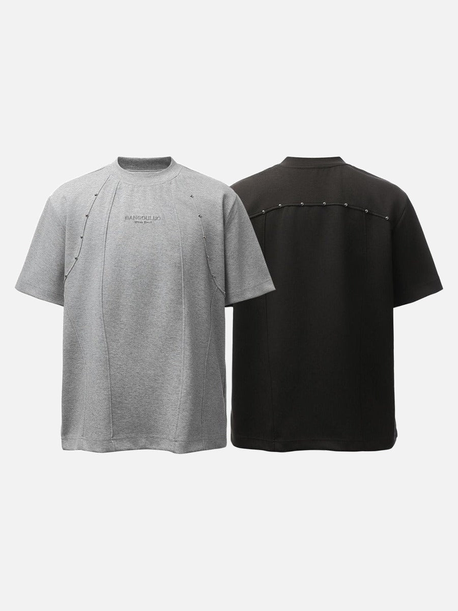 DAXUEN Relaxed-fit short-sleeved t-shirt with embroidery