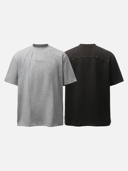 DAXUEN Relaxed-fit short-sleeved t-shirt with embroidery
