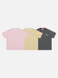 DAXUEN Relaxed fit short-sleeved striped t-shirt
