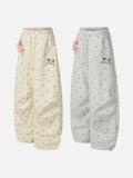 DAXUEN Wide-leg sweatpants with playful prints and embroidery