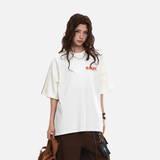 DAXUEN Graphic oversized t-shirt with raglan sleeves