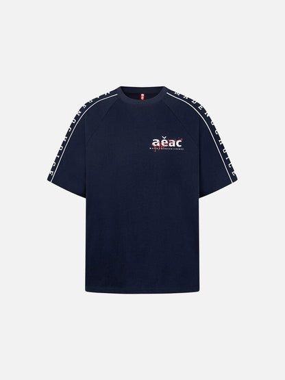 DAXUEN Graphic oversized t-shirt with raglan sleeves