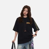 DAXUEN Graphic oversized t-shirt with raglan sleeves