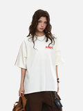 DAXUEN Graphic oversized t-shirt with raglan sleeves