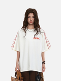 DAXUEN Graphic oversized t-shirt with raglan sleeves