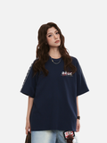 DAXUEN Graphic oversized t-shirt with raglan sleeves