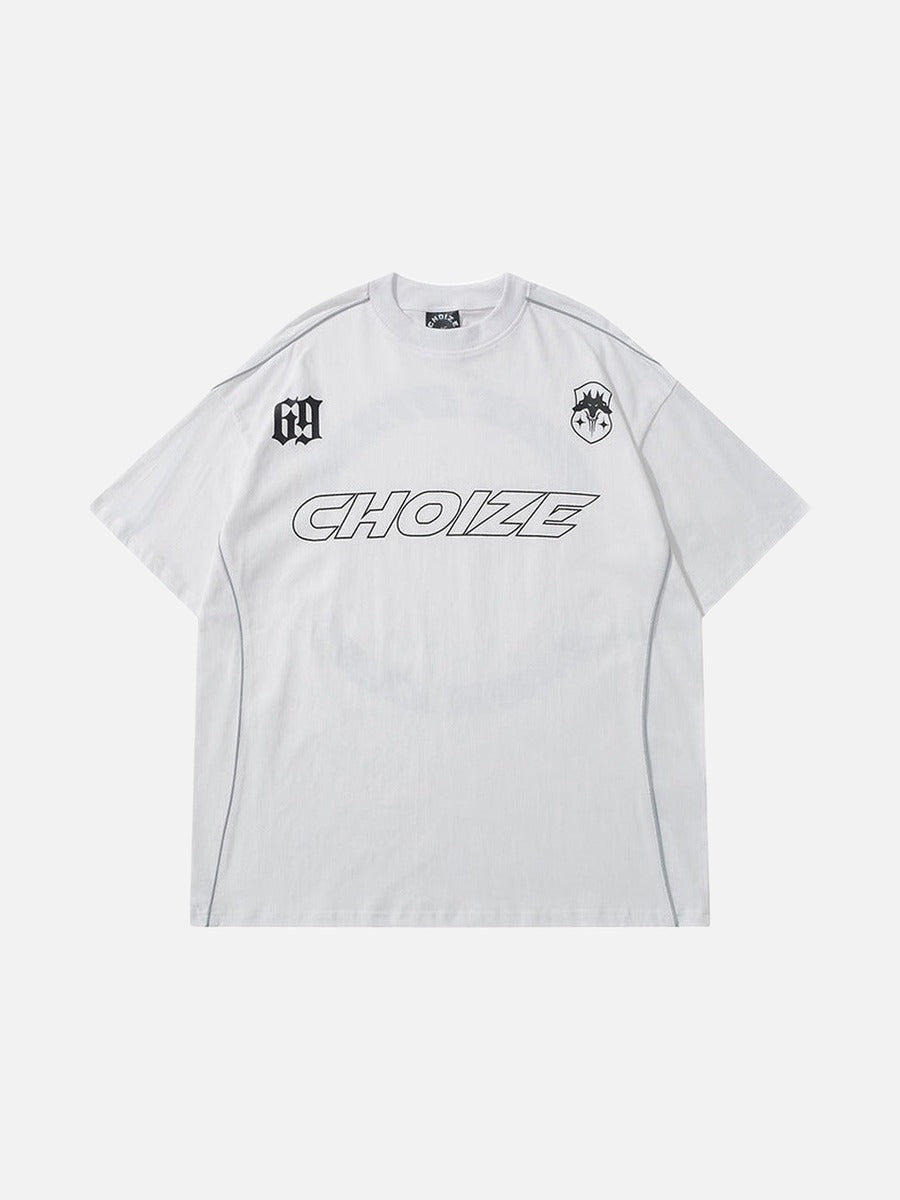 DAXUEN CHOIZE graphic oversized t-shirt