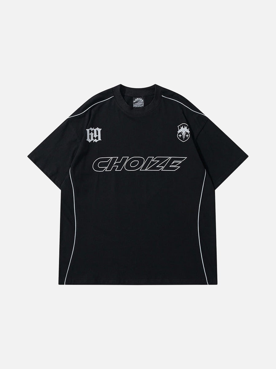 DAXUEN CHOIZE graphic oversized t-shirt