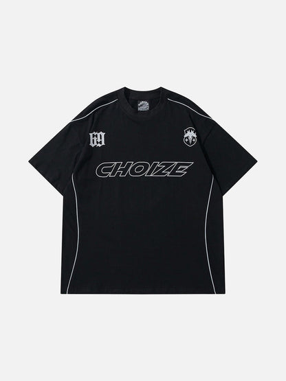 DAXUEN CHOIZE graphic oversized t-shirt