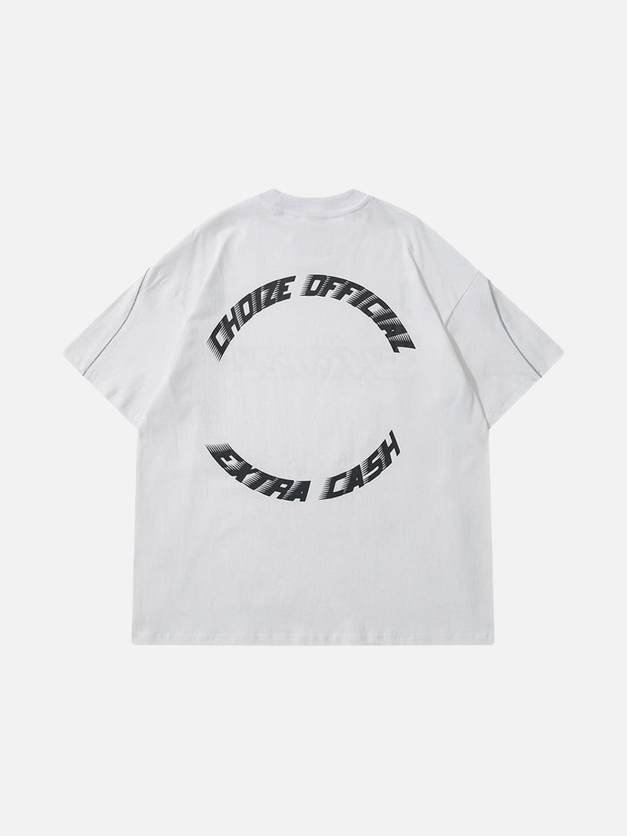 DAXUEN CHOIZE graphic oversized t-shirt