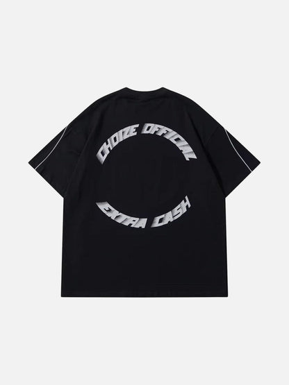 DAXUEN CHOIZE graphic oversized t-shirt