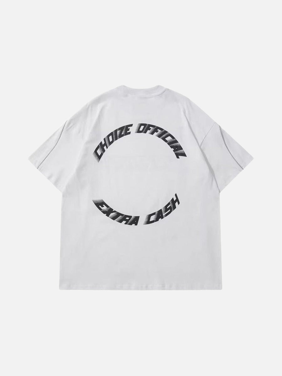 DAXUEN CHOIZE graphic oversized t-shirt