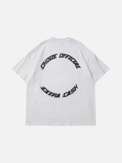 DAXUEN CHOIZE graphic oversized t-shirt
