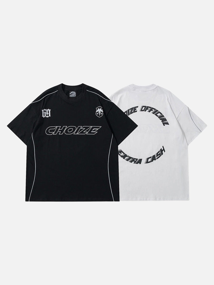 DAXUEN CHOIZE graphic oversized t-shirt
