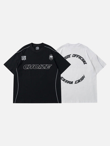 DAXUEN CHOIZE graphic oversized t-shirt