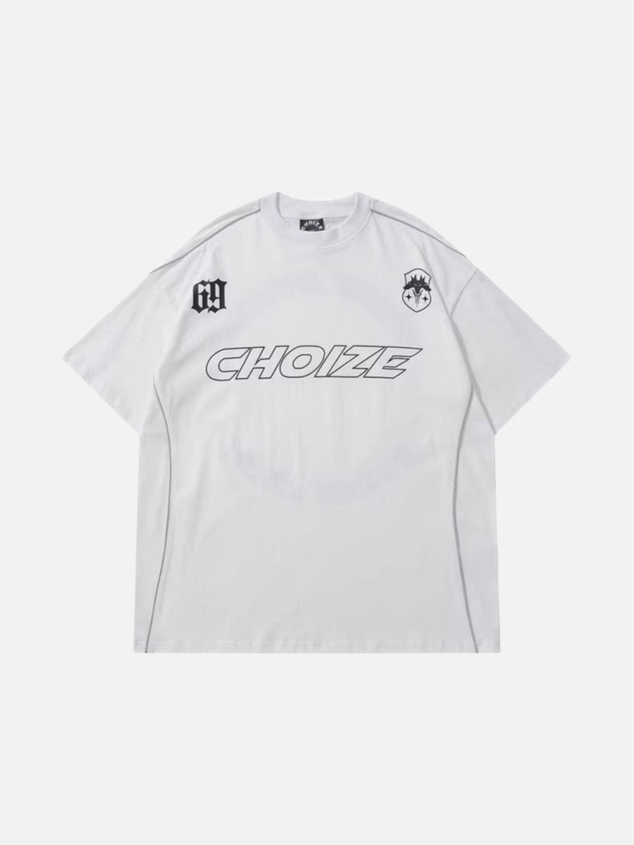 DAXUEN CHOIZE graphic oversized t-shirt