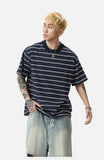 Loose-Fit Stripe T-Shirt — Casual Top