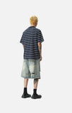 Loose-Fit Stripe T-Shirt — Casual Top