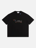 Stylized Dachshund Graphic T-Shirt