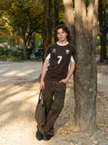 DAXUEN Retro Away Number 7 Football Jersey