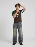 DAXUEN Retro Away Number 7 Football Jersey
